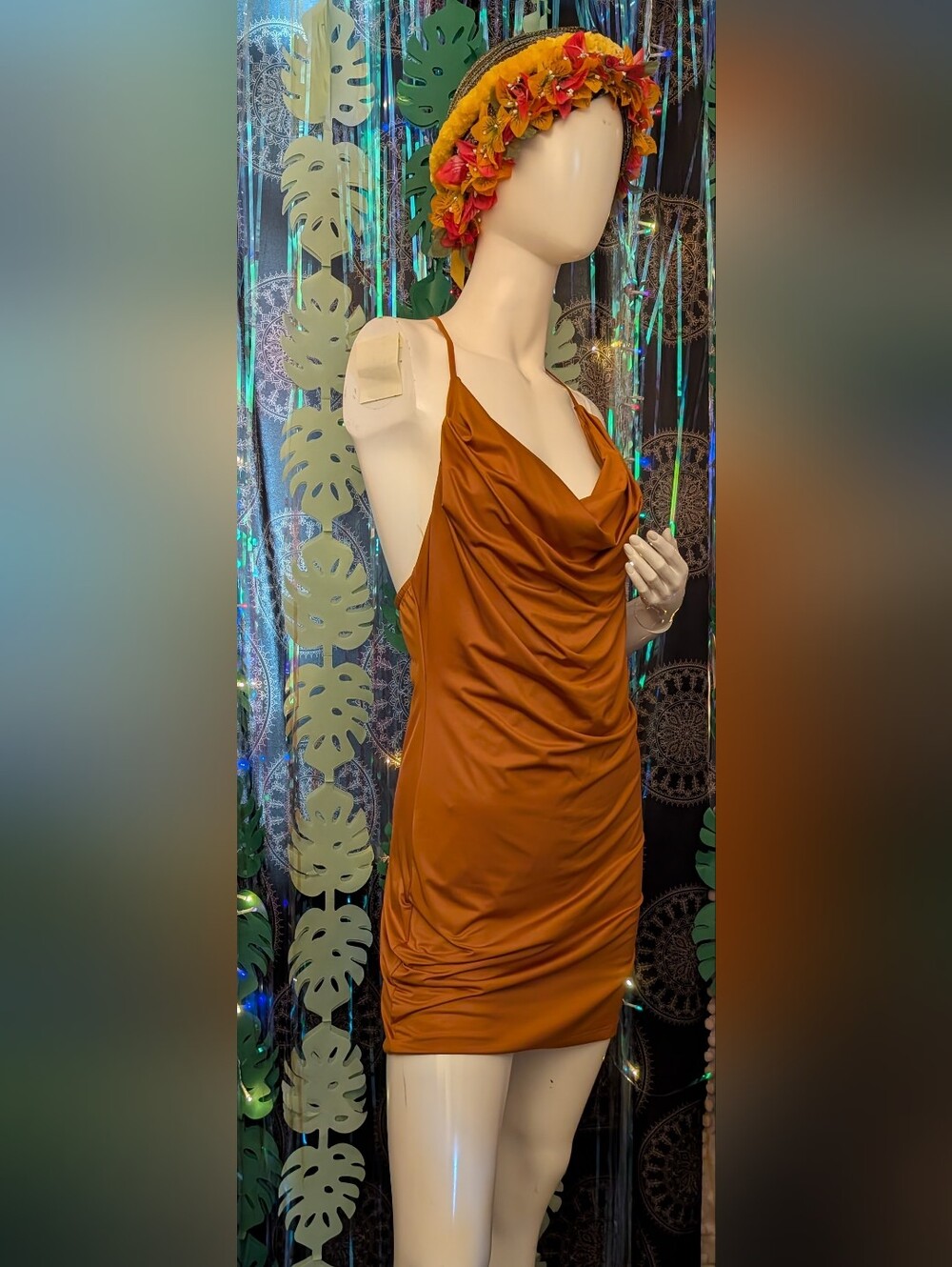 Mind code Cocktail Halter Dress - Picture 4 of 5